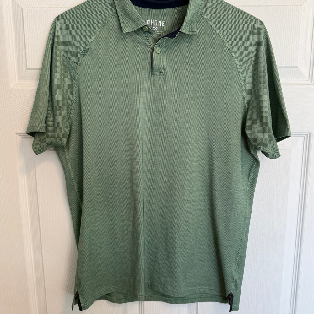 Rhone Men's Polo Shirt in Sage Green
